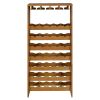 Oak 7-tier Wine Rack