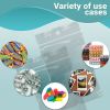 Pack of 100 Poly Bags with Hang Hole 6 x 9 Clear Poly Bags 6x9 Resealable Zipper Bags 2 Mil Clear Polyethylene Seal Top Storage Bags for Industrial Fo