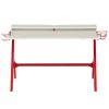 Techni Sport Ergonomic Computer Gaming Desk Workstation with Cupholder & Headphone Hook, Red