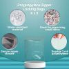 Pack of 50 Polypropylene Zipper Bags 6 x 6. Thickness 2 mil. Clear Seal Top Bags 6x6. High Clarity Food Storage Bags for Industrial; Food Service.